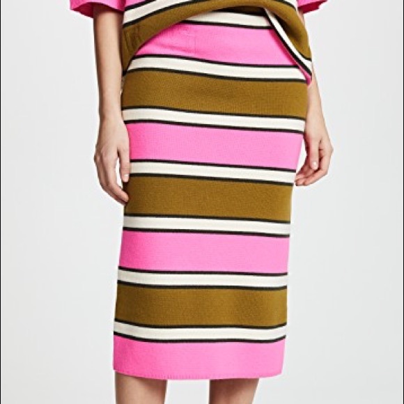 Marc Jacobs Stripe Pencil Skirt - Picture 2 of 2